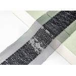 Shiny Sequin Embroidery Nylon Mesh Lace Trim For Fashion By Schiffli Lace Machine for sale