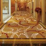 Lobby Wall To Wall Woven Axminster Carpet PP Backing With Wool for sale