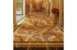 China Lobby Wall To Wall Woven Axminster Carpet PP Backing With Wool supplier