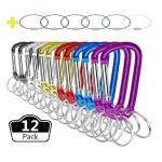 Multifunction Keychain Clip Hook Spring Snap Hook Rings For Outdoor Carab