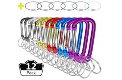 China Multifunction Keychain Clip Hook Spring Snap Hook Rings For Outdoor Carab supplier
