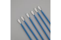 China 6.5 Lint Free Long Handle Polyester Swabs Cleanroom Paddle Dacron Cleaning supplier