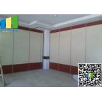 Exhibition Hall Laminated Acoustic Partition Wall Sliding Partitions Stylish Fabric for sale