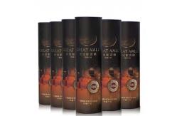 China Red Wine 100% Recycled Cardboard Tube Packaging With Lid Custom Design Logo supplier