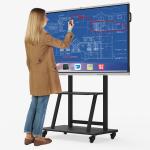 60hz Electronic All In One Interactive Whiteboard IR Touch Intelligent for sale