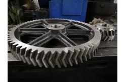China 11.33 Module Special Designed Herringbone Gear Set For Punching Machine supplier