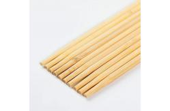 China OEM ODM Round Bamboo Compostable Chopsticks Custom Logo Packing supplier