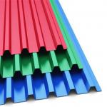 26 Guage 55% PPGL Steel Coil Color Coated Corrugated Sheet for sale