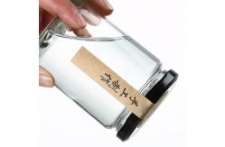 China 180ml / 280ml Honey Clear Mason Jars , Durable Metal Lid Empty Jam Jars supplier