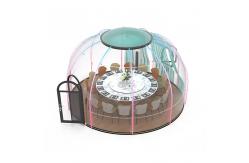 China ISO Dining Bubble Tent 100% Weatherproof Glass Bubble Tent With Led Light supplier
