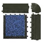 Modular Seamless Interlocking PVC Mats Nylon PP Infill 20 X 20 Carpet Squares for sale