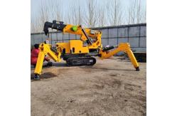 China Hydraulic Telescopic Boom Diesel Engine Spider Crawler Crane 3T 5T 8T supplier