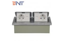 China OEM Rj45 Network Soft Pop Up Floor Socket Outlet Box Customized supplier