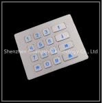 Led Backlight 16 Button Keypad 4x4 Matrix Type For Outdoor Industrial Equipment for sale