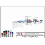 High Performance Aerosol Filling Machine , Aerosol Paint Can Filling Machine  for sale