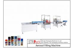 China High Performance Aerosol Filling Machine , Aerosol Paint Can Filling Machine  supplier