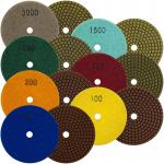 Durable Diamond Polishing Pads , High Efficiency Diamond Terrazzo Polishing Pads for sale