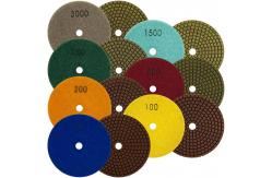 China Durable Diamond Polishing Pads , High Efficiency Diamond Terrazzo Polishing Pads supplier