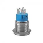 19mm Momentary Push Button Switch Waterproof IP66 5 Pin Terminal