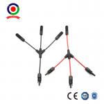 Y Branch Solar Panel Parallel Connectors 1 To 3 M / FFF And F / MMM for sale