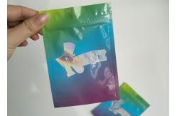 China Smell Proof Plastic Pouches Packaging Weed Runtz Bag Gravure Printing With Clearly Window supplier