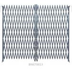 Dock Door Steel Folding Security Gates Security Scissor Doors 12’ Opening X 6 1/2’ High for sale