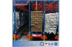 China Easily Managed Radio Shuttle Pallet Racking System With Battery-Powered And Remote-Operated supplier
