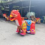 Coin Control Walking Dinosaur Rides , Animatronic Dino Ride On for sale