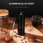 Adjustable Portable Manual Coffee Grinder Aluminum Alloy Stainless Steel Burr Grinder