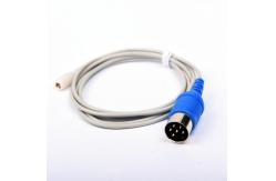 China Repusi Concentric EMG Needle Electrode Reusable Cable With 6 Pin DIN Plug supplier