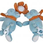 Delicate Hanging Newborn Plush Toys Soft Feeling With Embrodiery Eyes for sale