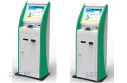 China Infrared / SAW Touch Screen ATM Kiosk With Webcam Payment Terminal Cash Machine supplier