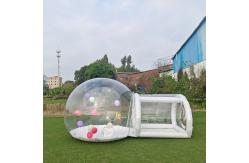 China Transparent Inflatable Bubble Tent Bubble House 5m With Blower supplier