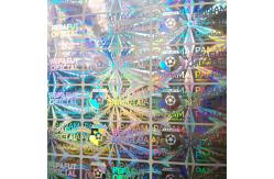 China Custom Holographic Stickers Printing 3D Hologram Labels With Design Non-Transferable supplier