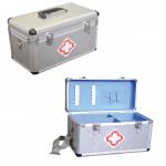 35cm First aid kit Portable Aluminum Medicine Case First Aid Kit with Lock Medical Emergency Storage Box Drug Collection for sale