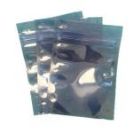 Silver Zip Lock Big Anti Static Bag Transparent / Half Transparent Nylon