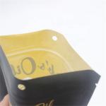 OEM See Through Pouches Gravure Printed Kraft Paper Bag With Transparent Window