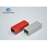 Red Powder Coating Aluminium Standard Profiles Sliding Open Style GB/75237-2004 for sale