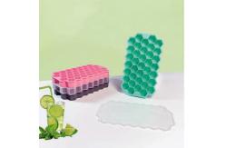 China Easy Release Flexible Silicone Ice Cube Tray Molds Odorless And Environmentally Friendly supplier