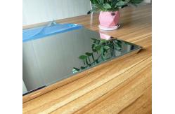 China Good Reflection Metal Ceiling Tiles 0.9mm Square Beveled Edge supplier