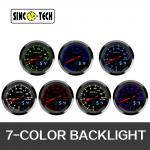 636 Sensor 7 Color Sinco Tech Dash BOOST Ext Temp Ratio Gauge for sale