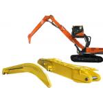 Grab Scrap Metal Material Handler Excavator Arm Q355B Customization Available