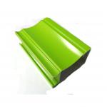 Green Powder Coated Aluminium Extrusions For School Windows Frame for sale