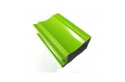 China Green Powder Coated Aluminium Extrusions For School Windows Frame supplier