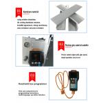 XHL-D551R PUH Heating Axis Rotation Dispensing Desktop 3 Axis Glue Dispenser Machine