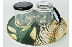 China Custom Logo Printing Sealed Glass Jar Bottle Customized Label For Honey Jar supplier