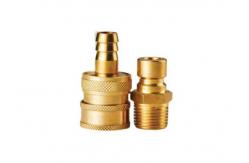 China Non Valve Brass Quick Coupler For Line Modular 1.5Mpa supplier