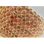Brass Ring Mesh Curtain For Halls Space Divider 1.5 x 15 mm for sale