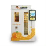Fresh Automatic Orange Juice Vending Machine With QR Code Payment for sale