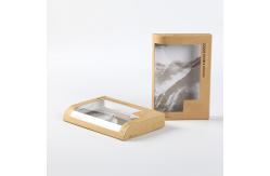 China Mobile Cover Packaging Box With PVC Window Custom Small Card Paper Material supplier